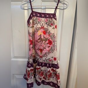 SHEIN Multicolored Ruffled Tiered Sundress